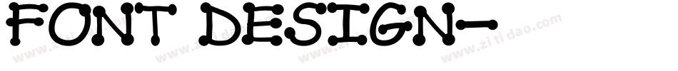 FONT DESIGN字体转换